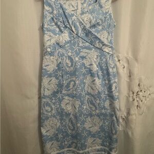 Elegant and Classic, Seahorse or Nautical Women's Dress.  Amazing Details!